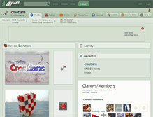 Tablet Screenshot of croatians.deviantart.com
