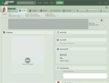 Tablet Screenshot of bravo6.deviantart.com