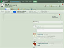 Tablet Screenshot of gilbotheawesome.deviantart.com