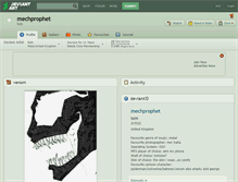 Tablet Screenshot of mechprophet.deviantart.com