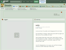 Tablet Screenshot of doxuumu.deviantart.com