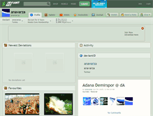 Tablet Screenshot of anavarza.deviantart.com