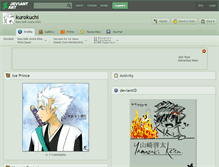 Tablet Screenshot of kurokuchi.deviantart.com