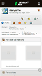 Mobile Screenshot of haeyume.deviantart.com