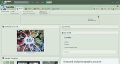 Desktop Screenshot of lucidite.deviantart.com