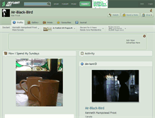 Tablet Screenshot of mr-black-bird.deviantart.com