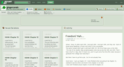Desktop Screenshot of gingercoral6.deviantart.com