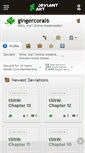 Mobile Screenshot of gingercoral6.deviantart.com