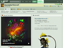 Tablet Screenshot of moonstalkerwerewolf.deviantart.com