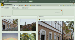 Desktop Screenshot of invulnerability.deviantart.com