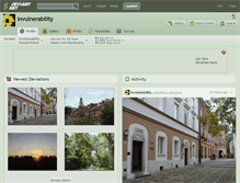 Tablet Screenshot of invulnerability.deviantart.com