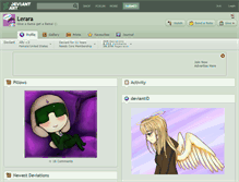 Tablet Screenshot of lerara.deviantart.com