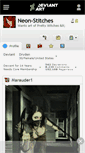 Mobile Screenshot of neon-stitches.deviantart.com