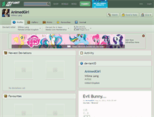 Tablet Screenshot of animedgirl.deviantart.com