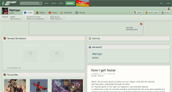 Desktop Screenshot of herroyo.deviantart.com