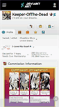 Mobile Screenshot of keeper-ofthe-dead.deviantart.com