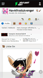 Mobile Screenshot of hawkfrostsavenger.deviantart.com