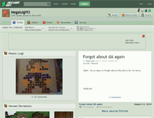 Tablet Screenshot of megaluigi93.deviantart.com