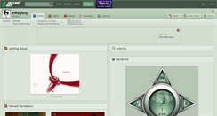 Desktop Screenshot of mikeyboy.deviantart.com