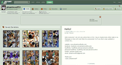 Desktop Screenshot of phoenixwolf33.deviantart.com