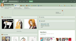 Desktop Screenshot of matsumoto-club.deviantart.com