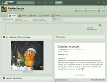 Tablet Screenshot of itbemackenzie.deviantart.com