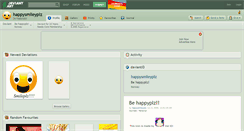 Desktop Screenshot of happysmileyplz.deviantart.com