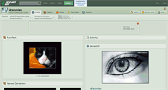 Desktop Screenshot of draconian.deviantart.com