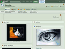 Tablet Screenshot of draconian.deviantart.com