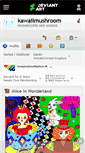 Mobile Screenshot of kawaiimushroom.deviantart.com
