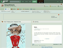 Tablet Screenshot of edwardvictoria.deviantart.com