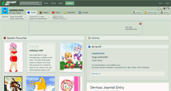 Desktop Screenshot of cosmovore.deviantart.com