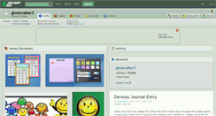 Desktop Screenshot of ghostwalker5.deviantart.com