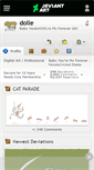 Mobile Screenshot of dolle.deviantart.com