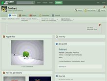 Tablet Screenshot of fluid-art.deviantart.com