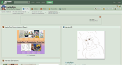 Desktop Screenshot of luckyryo.deviantart.com