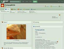 Tablet Screenshot of fizzlepopboom.deviantart.com