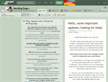 Tablet Screenshot of herding-dogs.deviantart.com