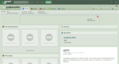 Desktop Screenshot of pregnancybliss.deviantart.com