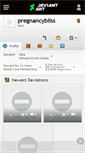 Mobile Screenshot of pregnancybliss.deviantart.com