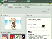 Tablet Screenshot of kippe.deviantart.com