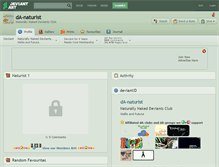 Tablet Screenshot of da-naturist.deviantart.com