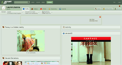 Desktop Screenshot of laurenjoanna.deviantart.com