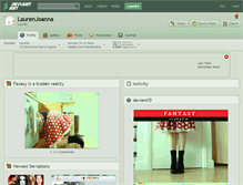 Tablet Screenshot of laurenjoanna.deviantart.com