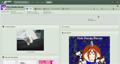Desktop Screenshot of pink-panda-person.deviantart.com
