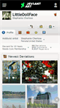 Mobile Screenshot of littledollface.deviantart.com