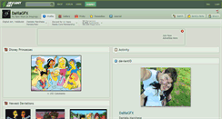 Desktop Screenshot of dalilagfx.deviantart.com