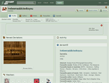 Tablet Screenshot of ivebeenaddictedtoyou.deviantart.com