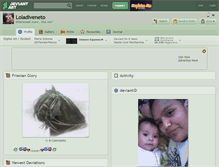 Tablet Screenshot of loladiveneto.deviantart.com