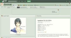 Desktop Screenshot of kitsunesyraph.deviantart.com